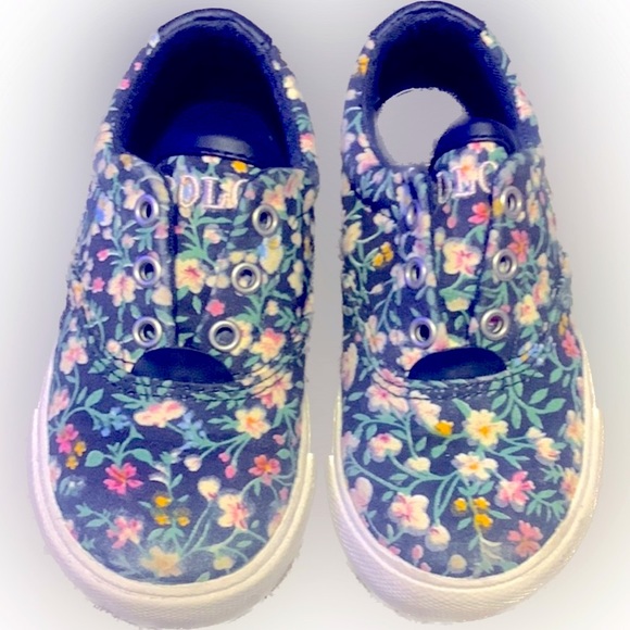 Polo Ralph Lauren Other - Polo girls slip on floral shoes 7